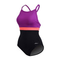 Black Purple Coral One Piece J376323