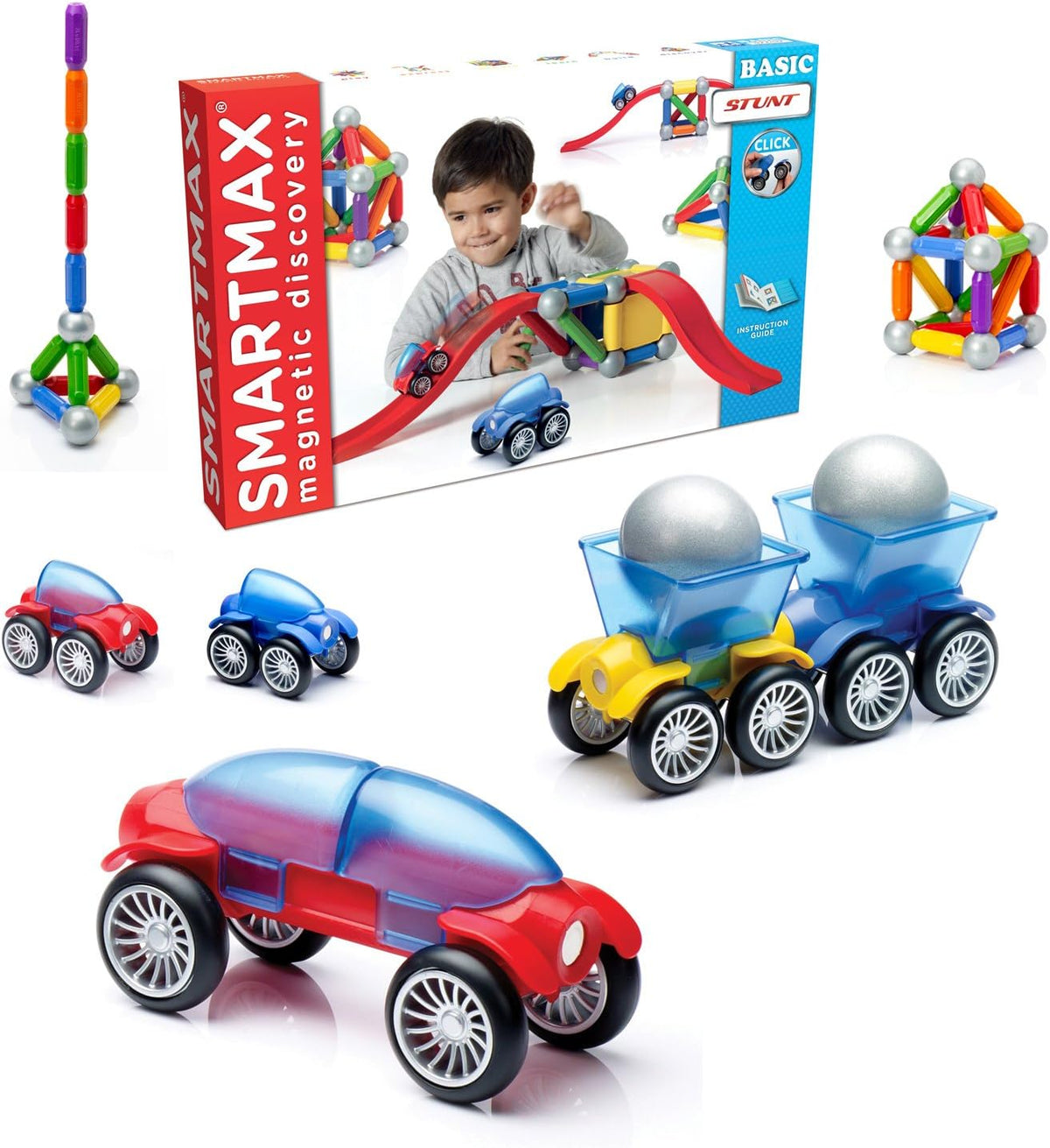 Magnetic Building Set with Moving Vehicles P960