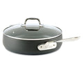 4-Quart Black Nonstick Hard Anodized Saute Pan Q3203