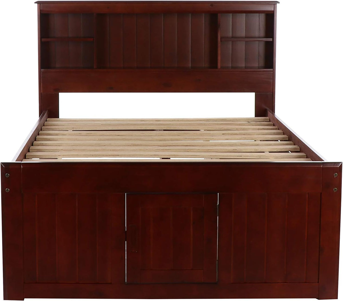 Full Bookcase Bed with 6 Drawers D39049