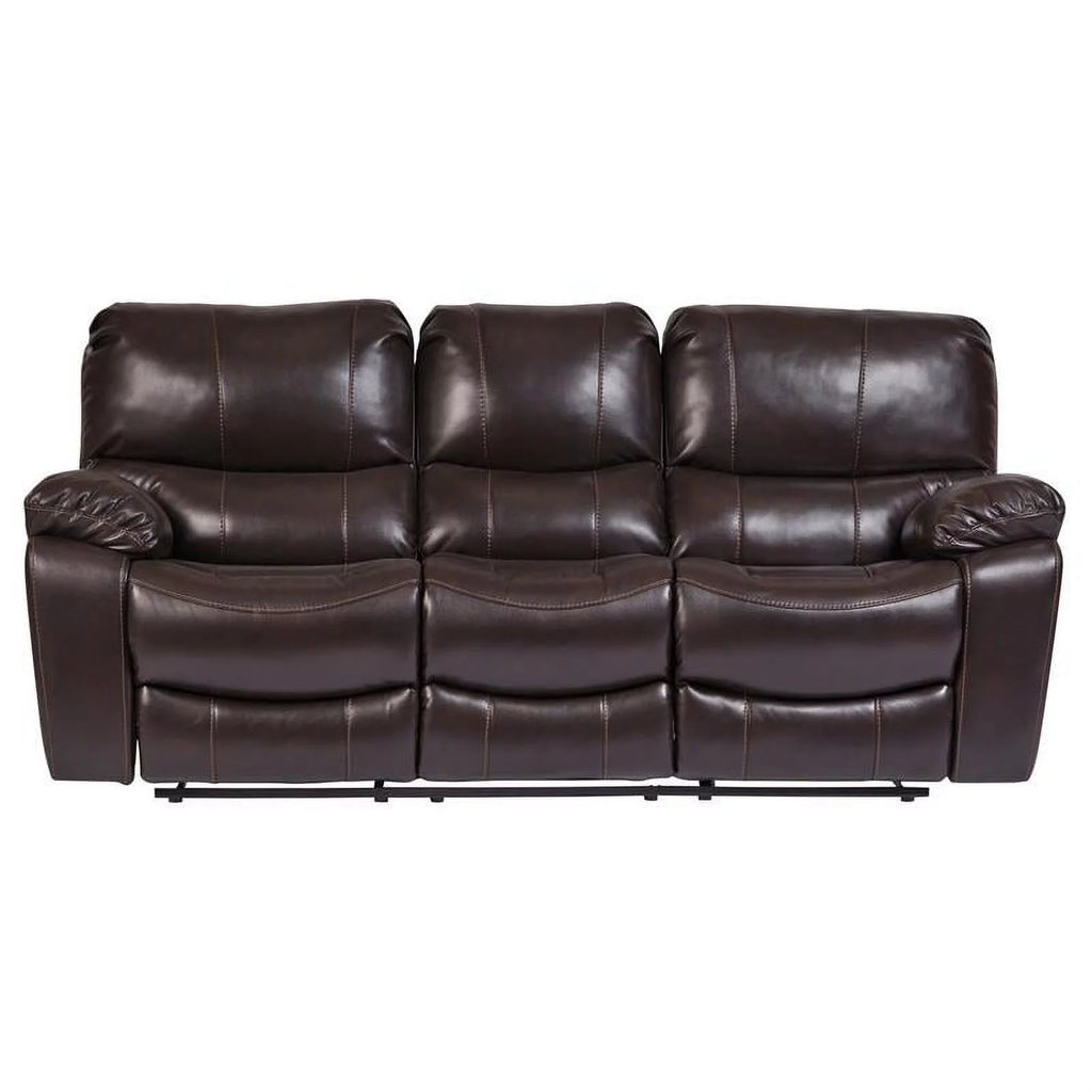 Leather-Look Reclining Sofa H3256