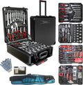 Aluminum Trolley Case Tool Set Silver O889