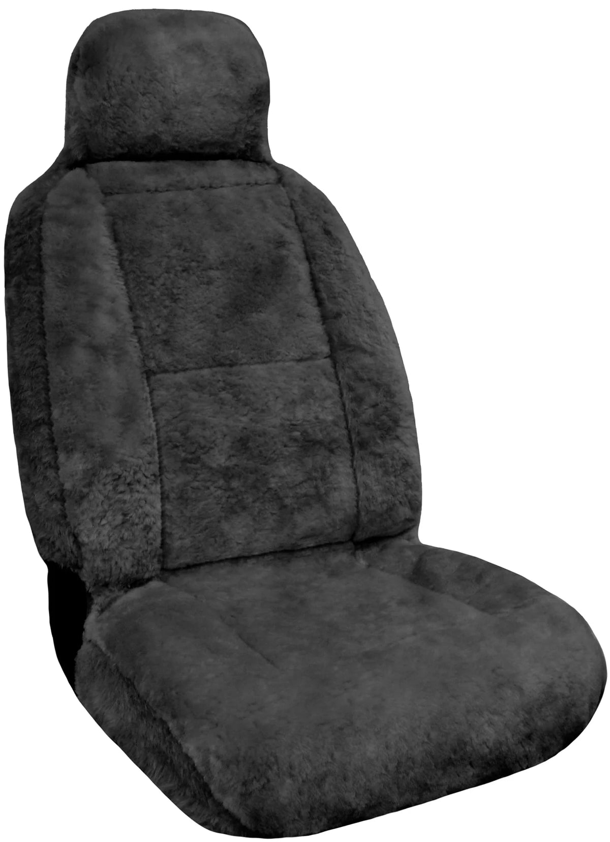 Sheepskin Seat Cover Gray X906041