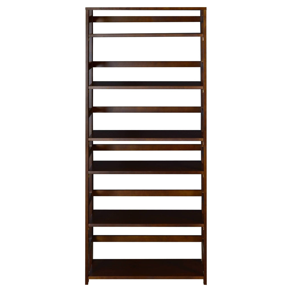 Mocha Walnut Folding Bookcase W328514