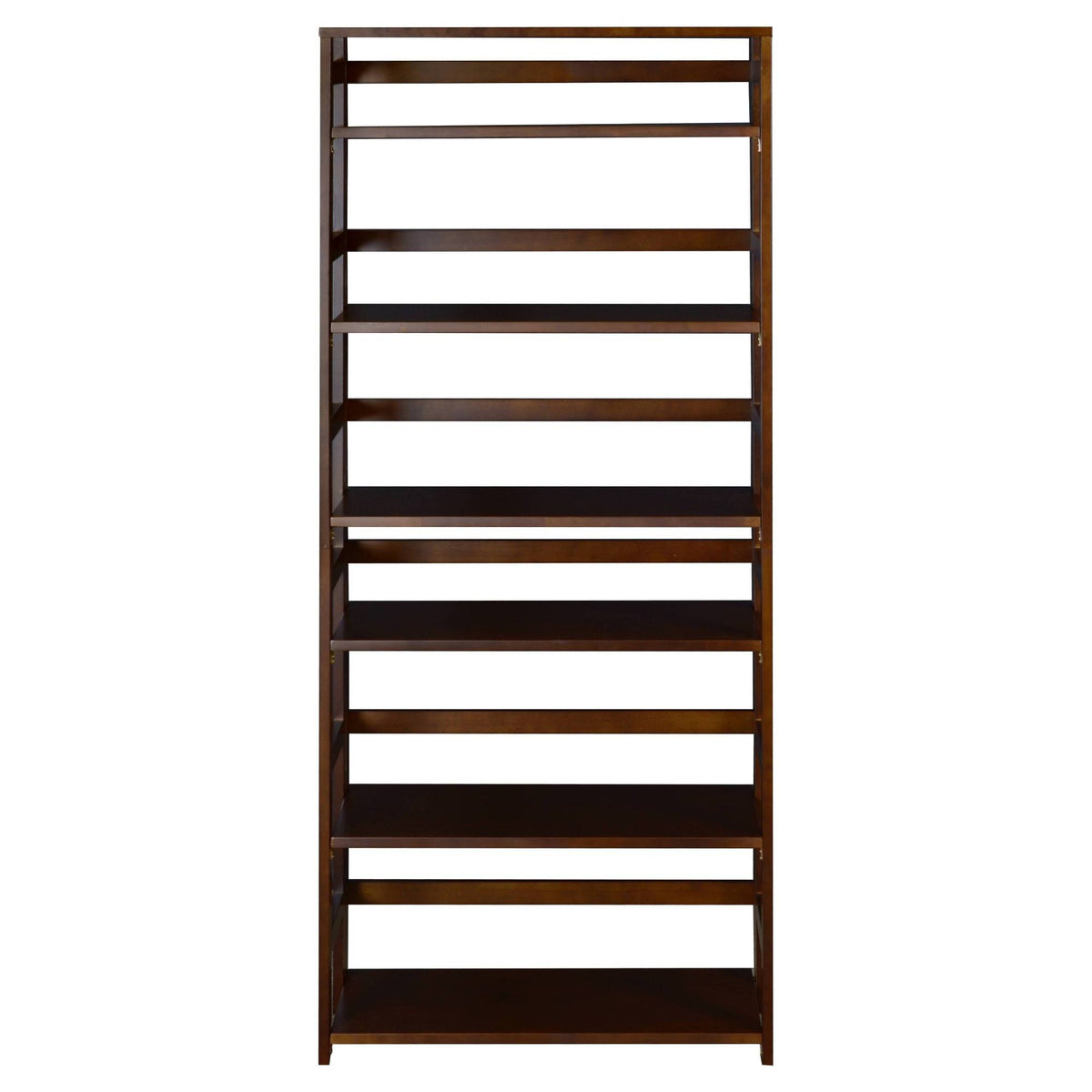 Mocha Walnut Folding Bookcase W328514