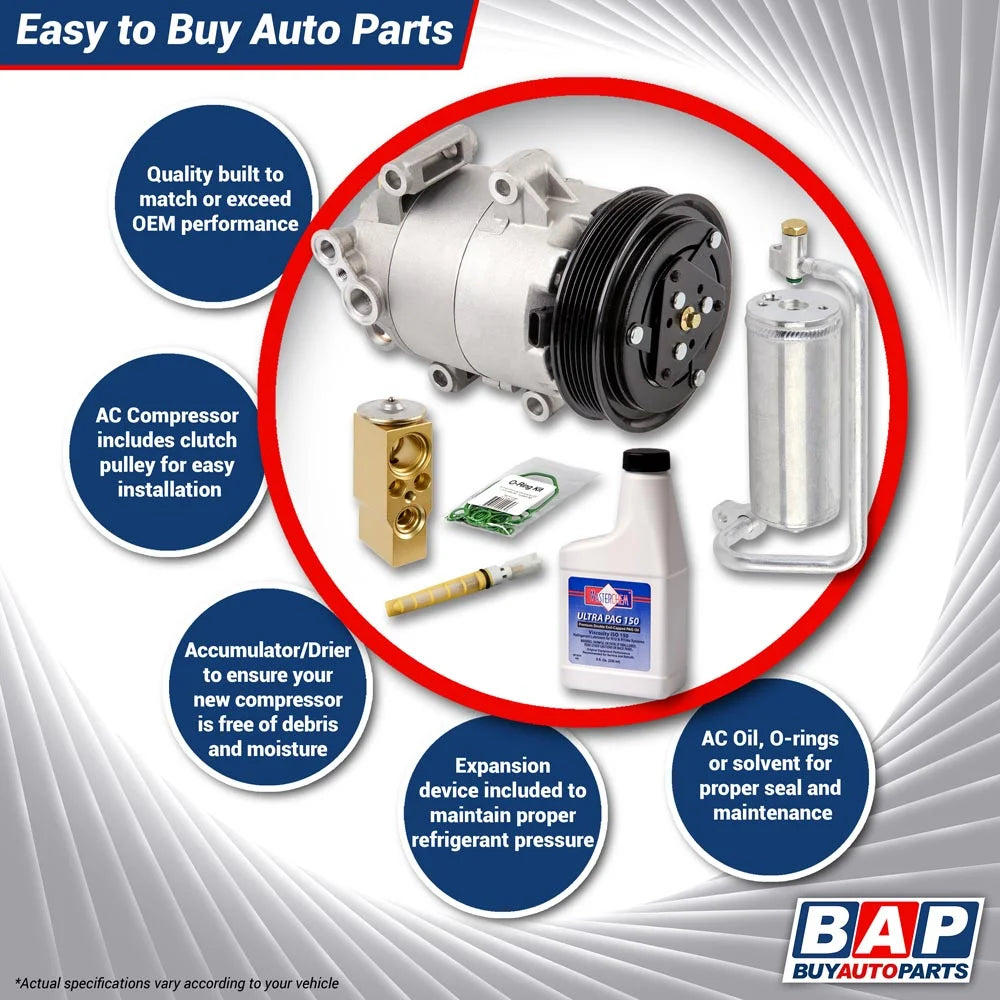 Audi Q7 AC Compressor with A/C Repair Kit K97075