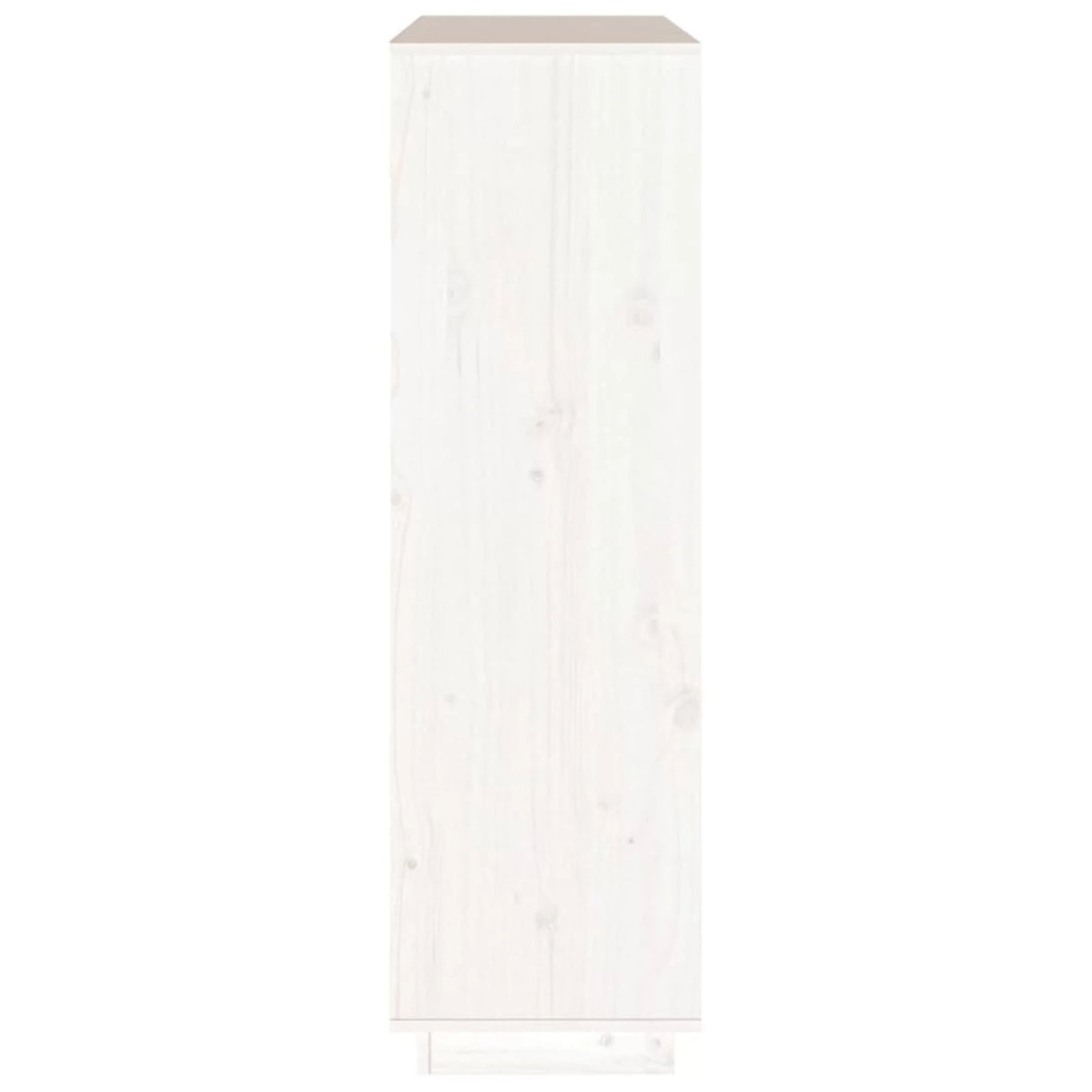 White Solid Wood Pine Highboard F56183