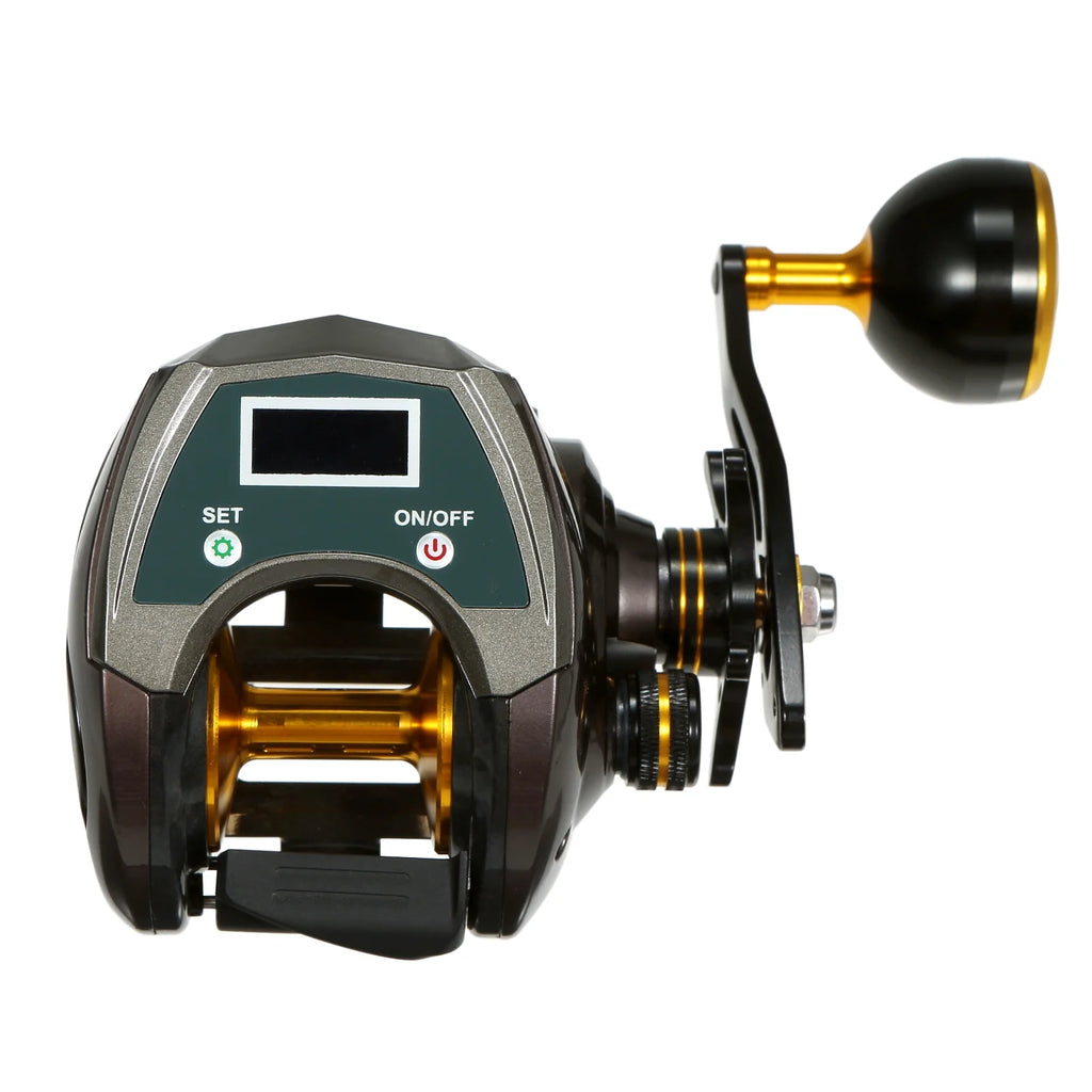 USB Rechargeable Carbon Fiber Baitcasting Reel Electric Fishing Reel X11281