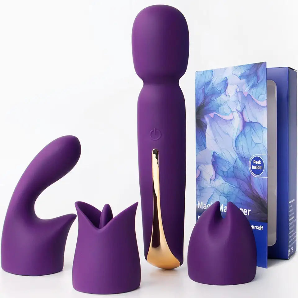4-in-1 Vibrator Wand Kit M96351