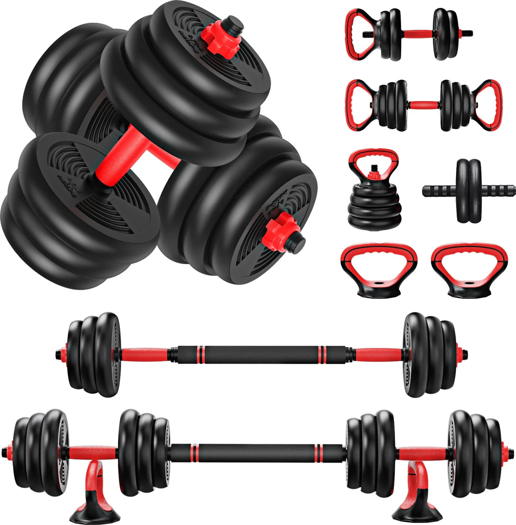 6 in 1 Adjustable Dumbbells Set M78268