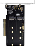 Dual M.2 NVME to PCIE Express 3.0 Gen3 Raid Card Adapter Pack of 2 E137401