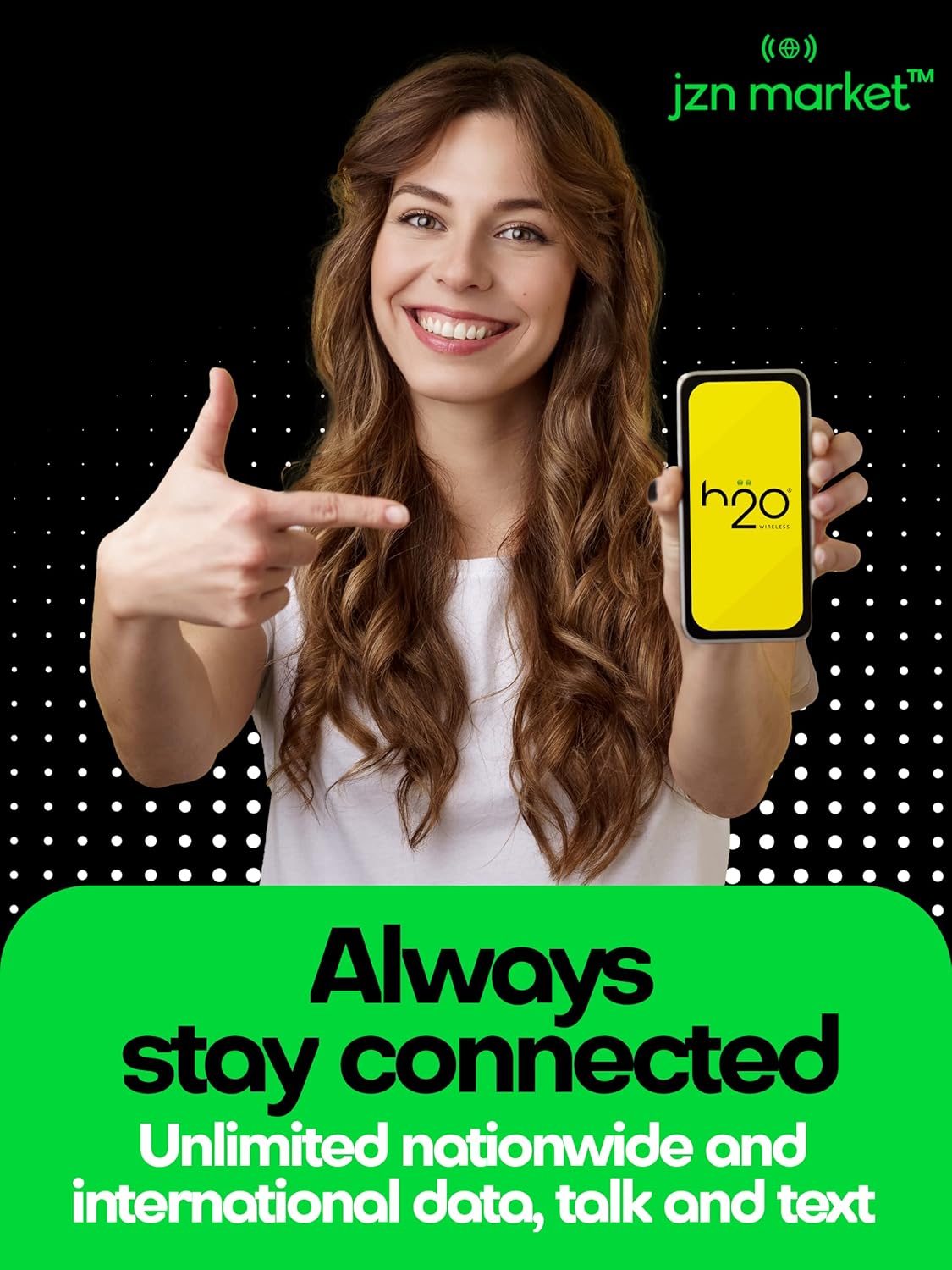 Preloaded Triple-Cut SIM Card with Unlimited Data and 2GB High-Speed Data (120-Day Plan) A756