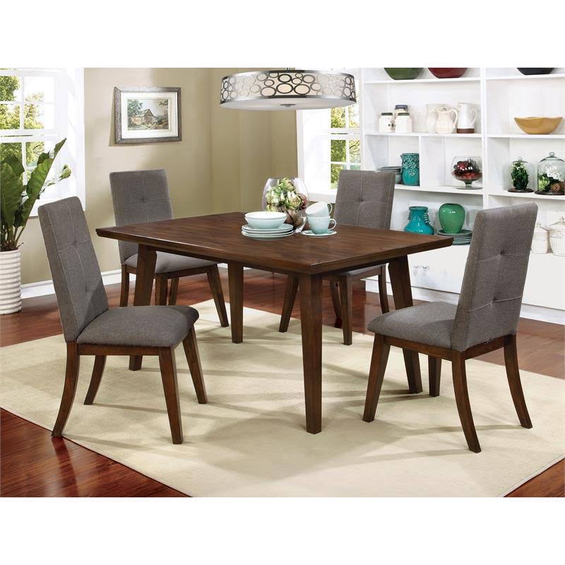 Walnut Rectangle Wood Dining Table X453