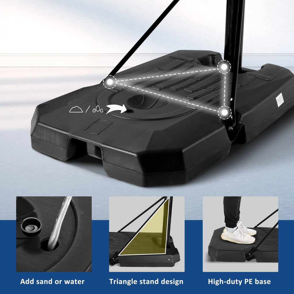 Portable Basketball Hoop with Adjustable Height F4133