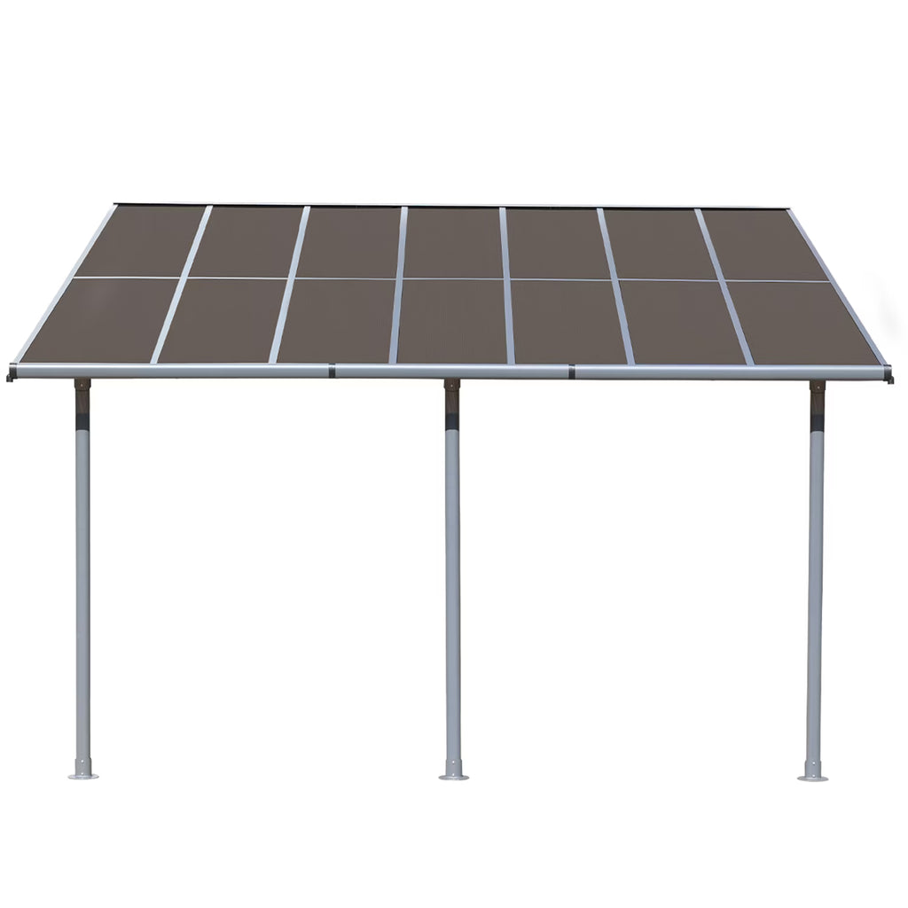 Polycarbonate Wall Mount Gazebo L74531