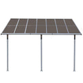 Polycarbonate Wall Mount Gazebo L74531