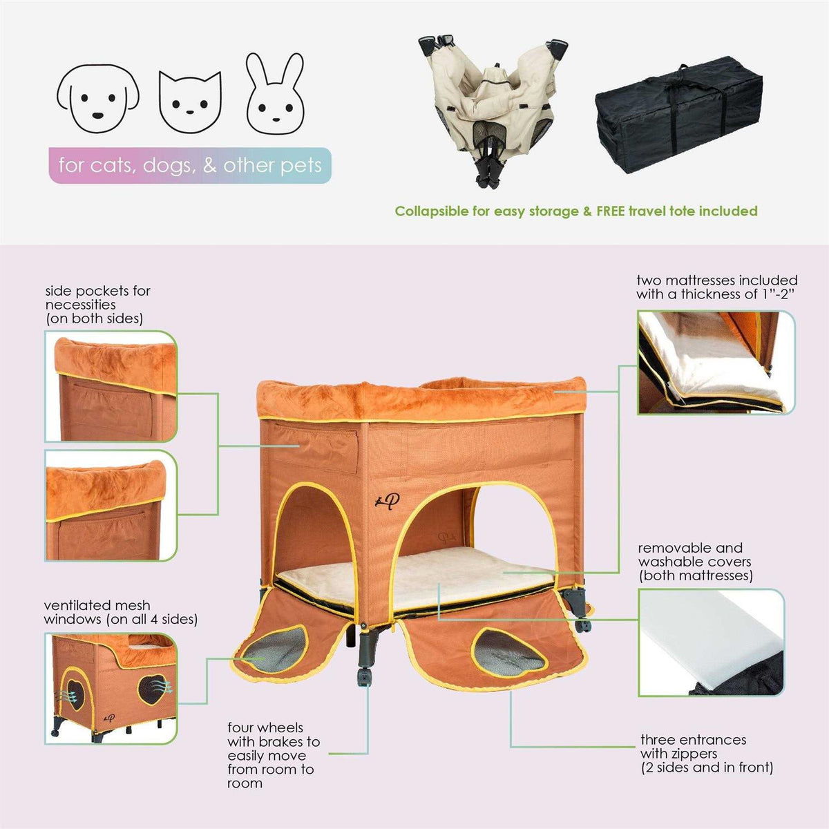 Bedside Lounge Pet Bed V863