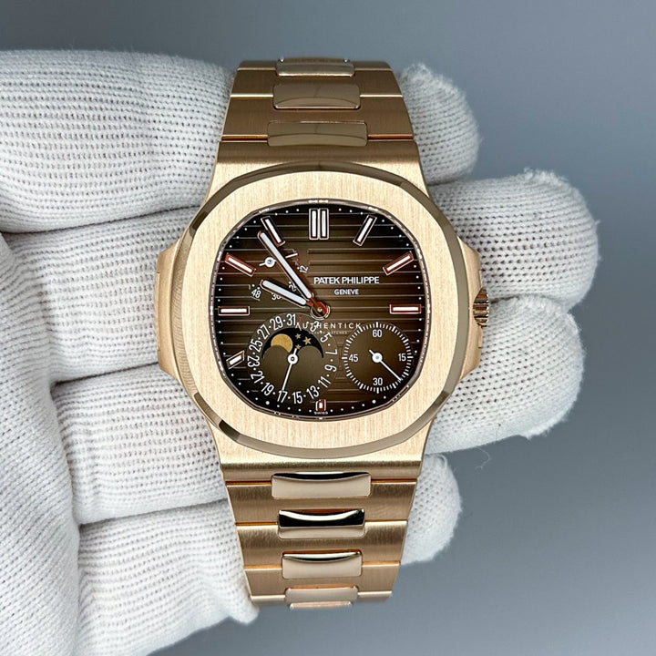 Rose Gold Moon Phase 40mm Watch W48242