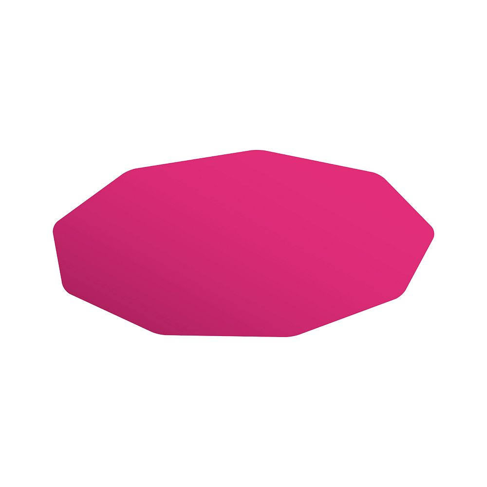 Cerise Pink Polycarbonate Chair Mat E92152