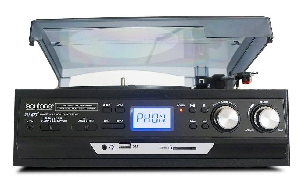 Bluetooth 3-Speed Stereo Turntable E29030