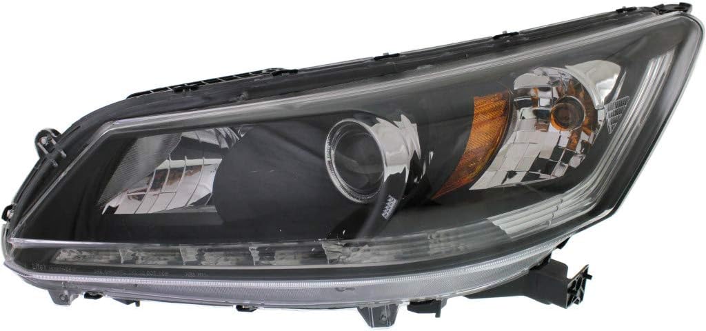 Honda Accord Headlight 2013 2014 2015 Passenger Side Bulbs Included L949153
