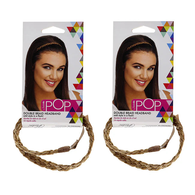 Double Braid Headband - Ginger Blonde - 1 Pc Hair Band - Pack of 2 G7605