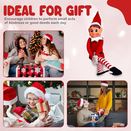 12 Inch Boy & Girl Christmas Elf Figures K171245