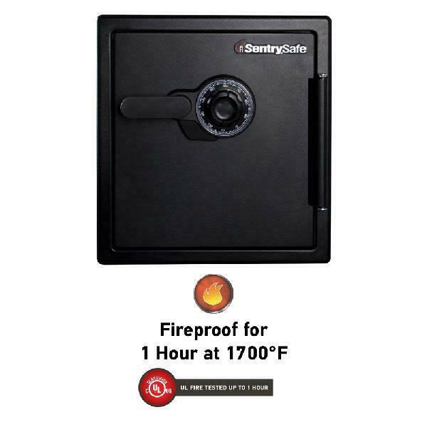 Combination Fire-Safe in Black W849