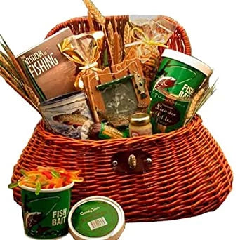 Fishing Creel of Gourmet Snacks M235