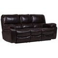 Leather-Look Reclining Sofa H3256