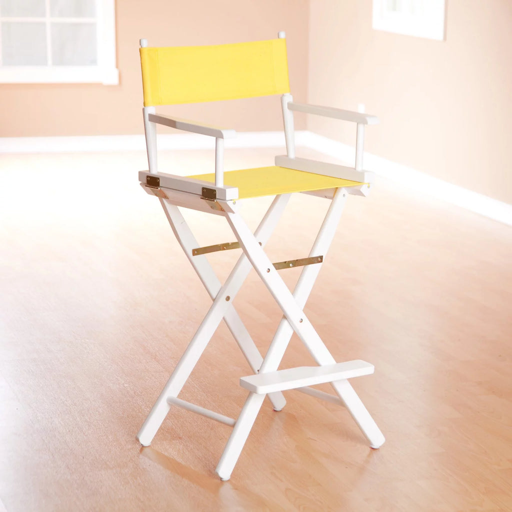 30" Director's Chair Natural Frame-Yellow Canvas G1896