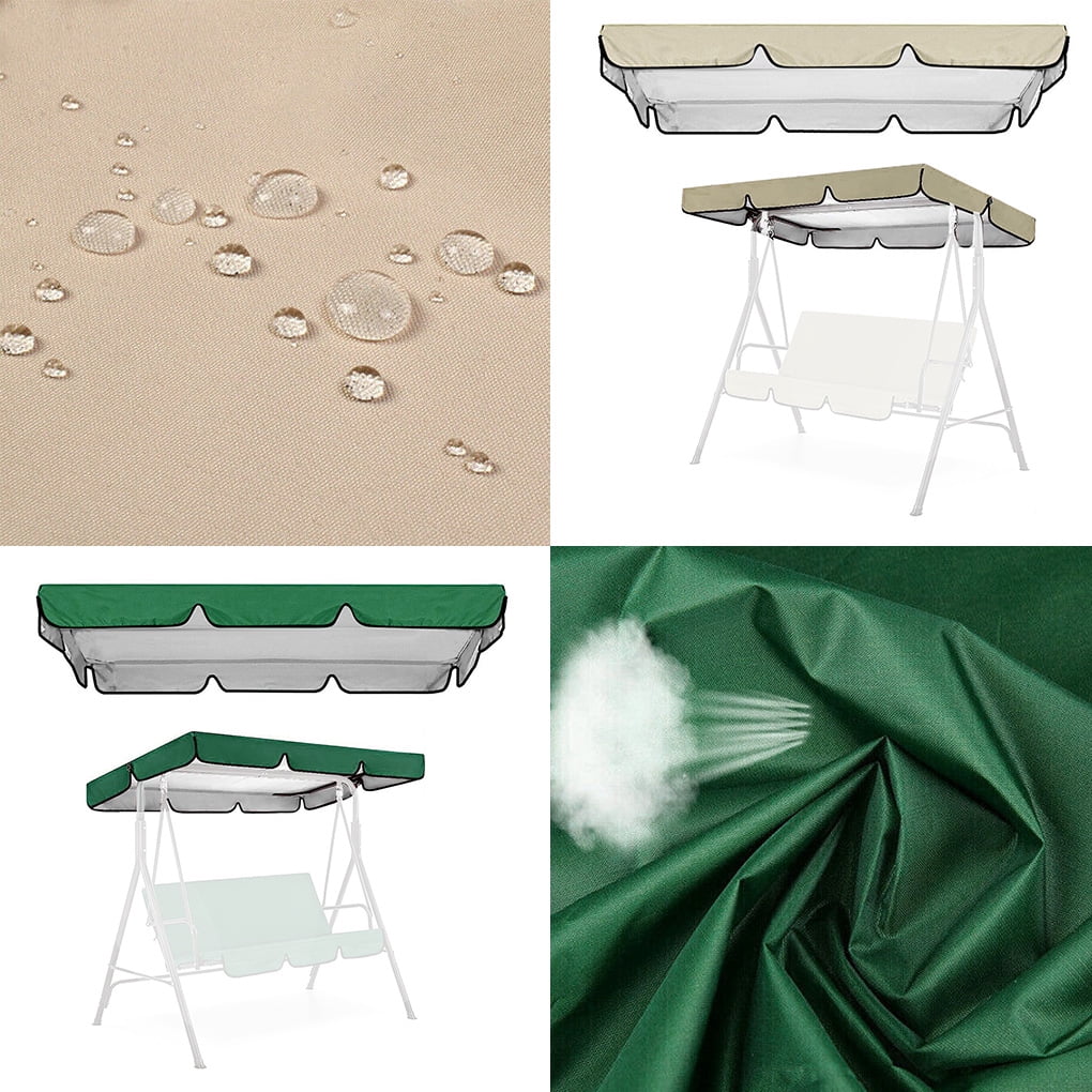 Beige Swing Top Cover Canopy Replacement for Patio Outdoor Swing A682