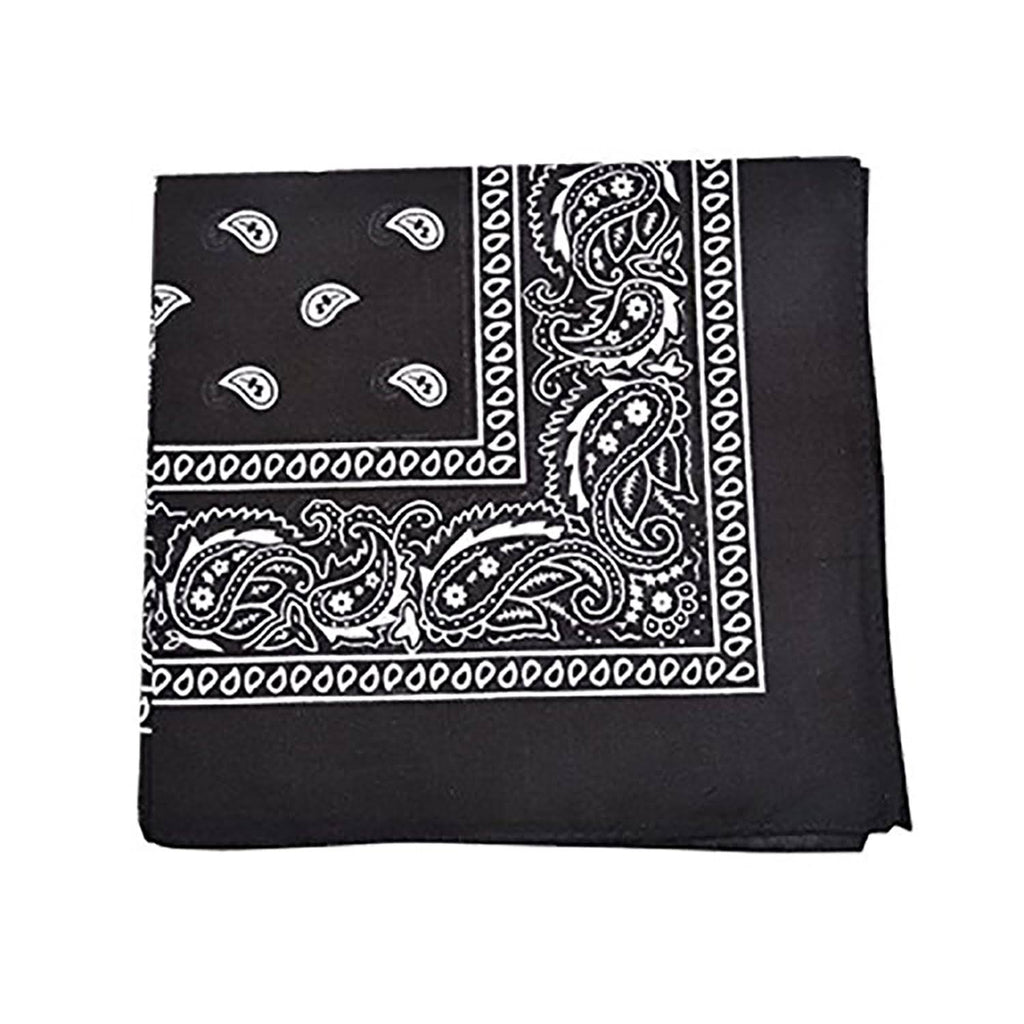 96 Pc 100% Cotton Double Sided Bandanas X803319