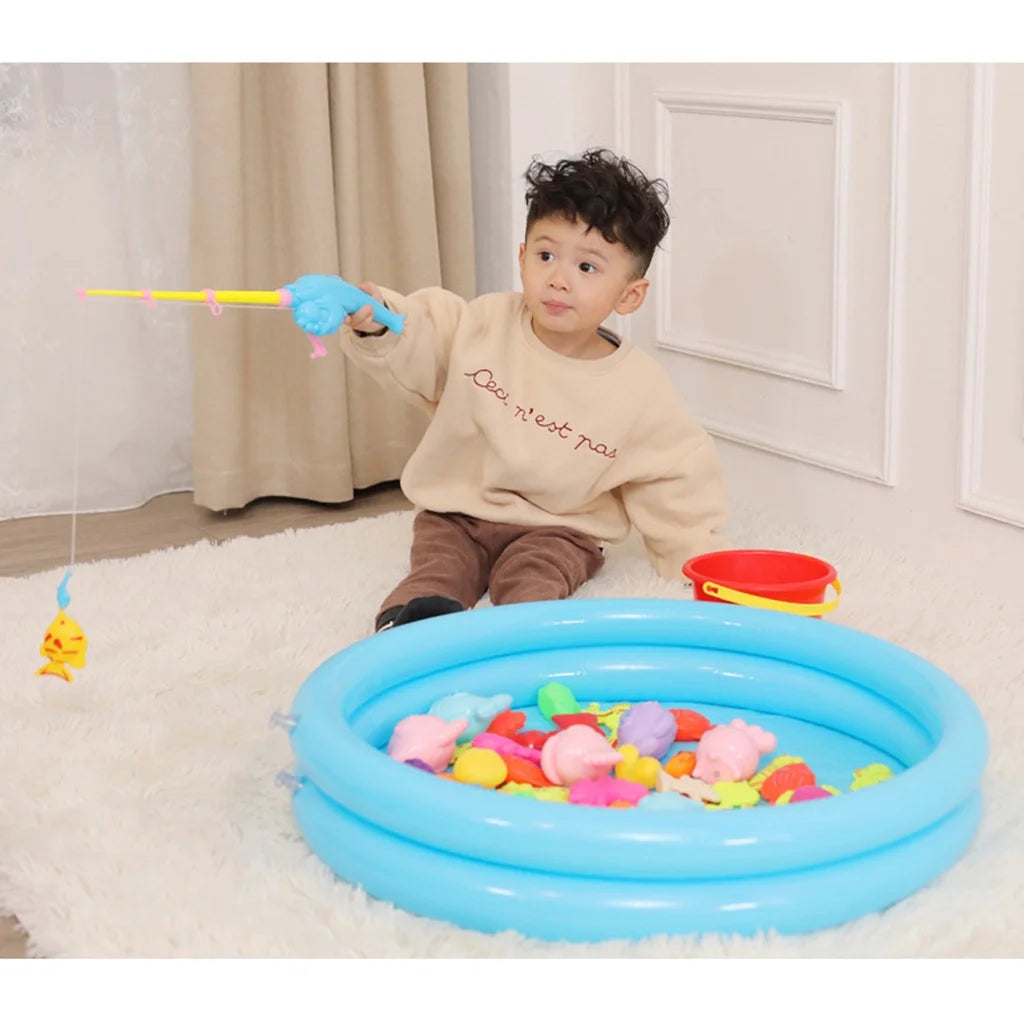 Magnetic Fishing Toys Plastic Fish Rod Set Q872585