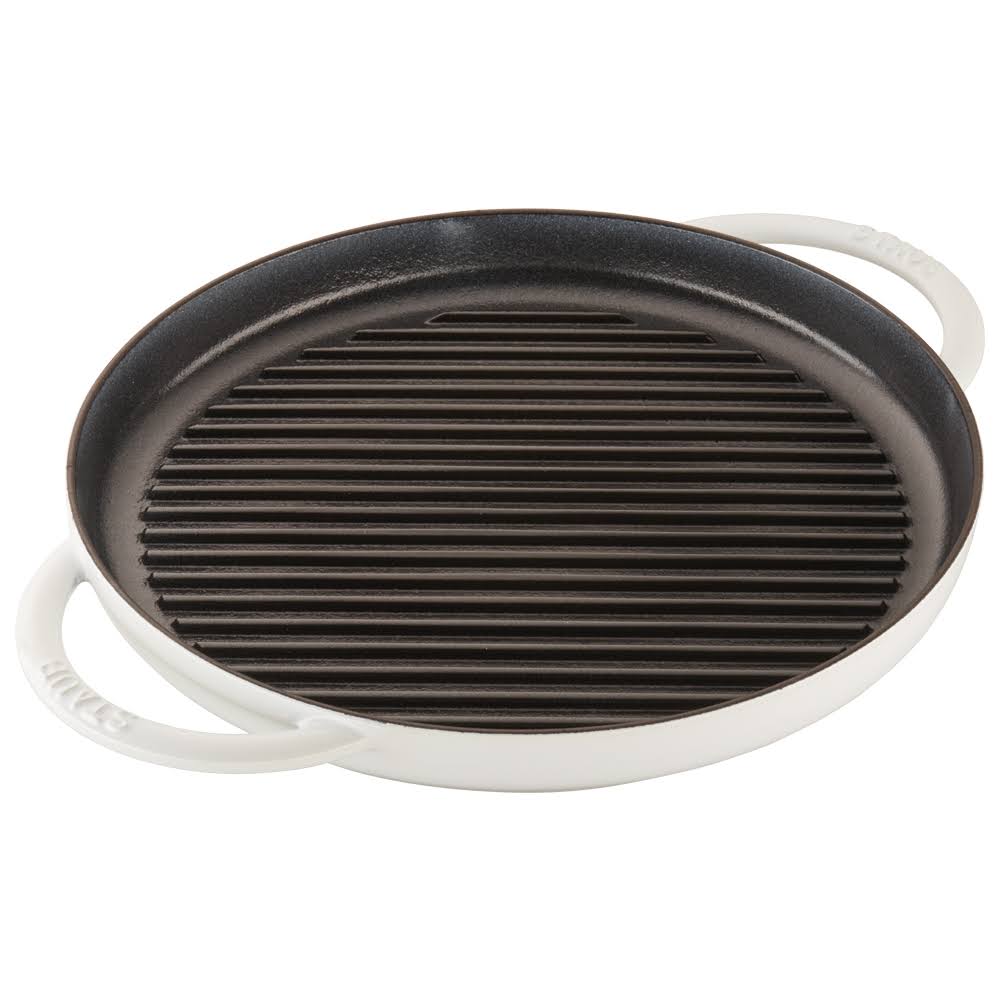 White 12-in Cast Iron Round Steam Grill A4901