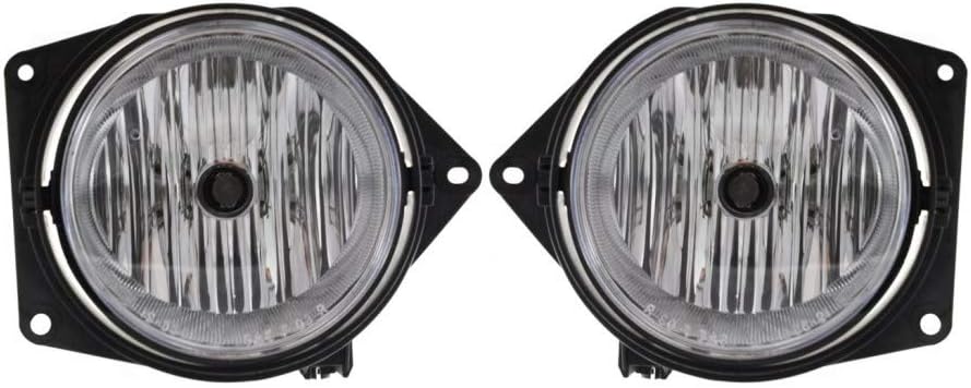 Fog Light Assembly Pair for Hummer H3 H3T 2006-2010 S2036
