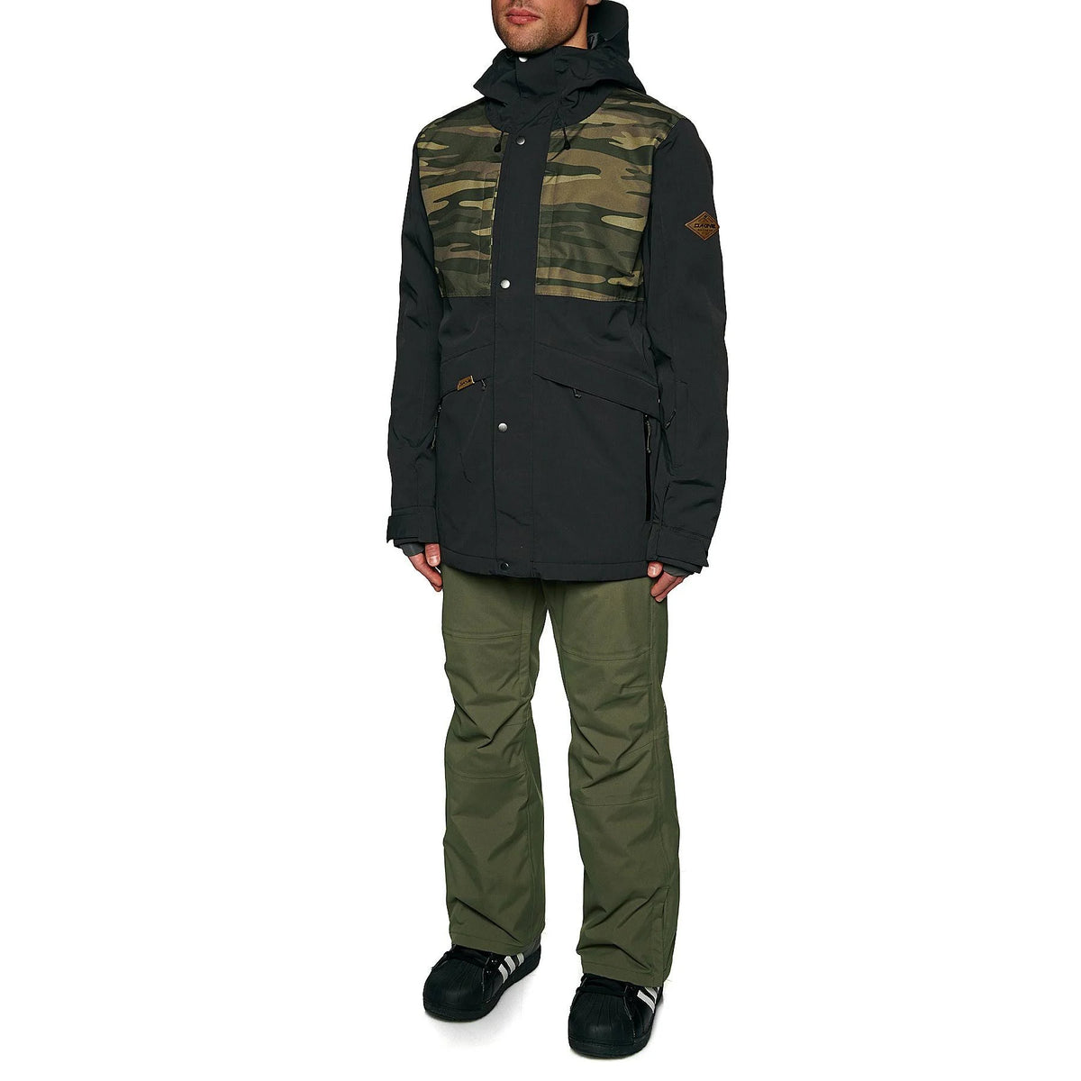 Black Field Camo Jacket C652