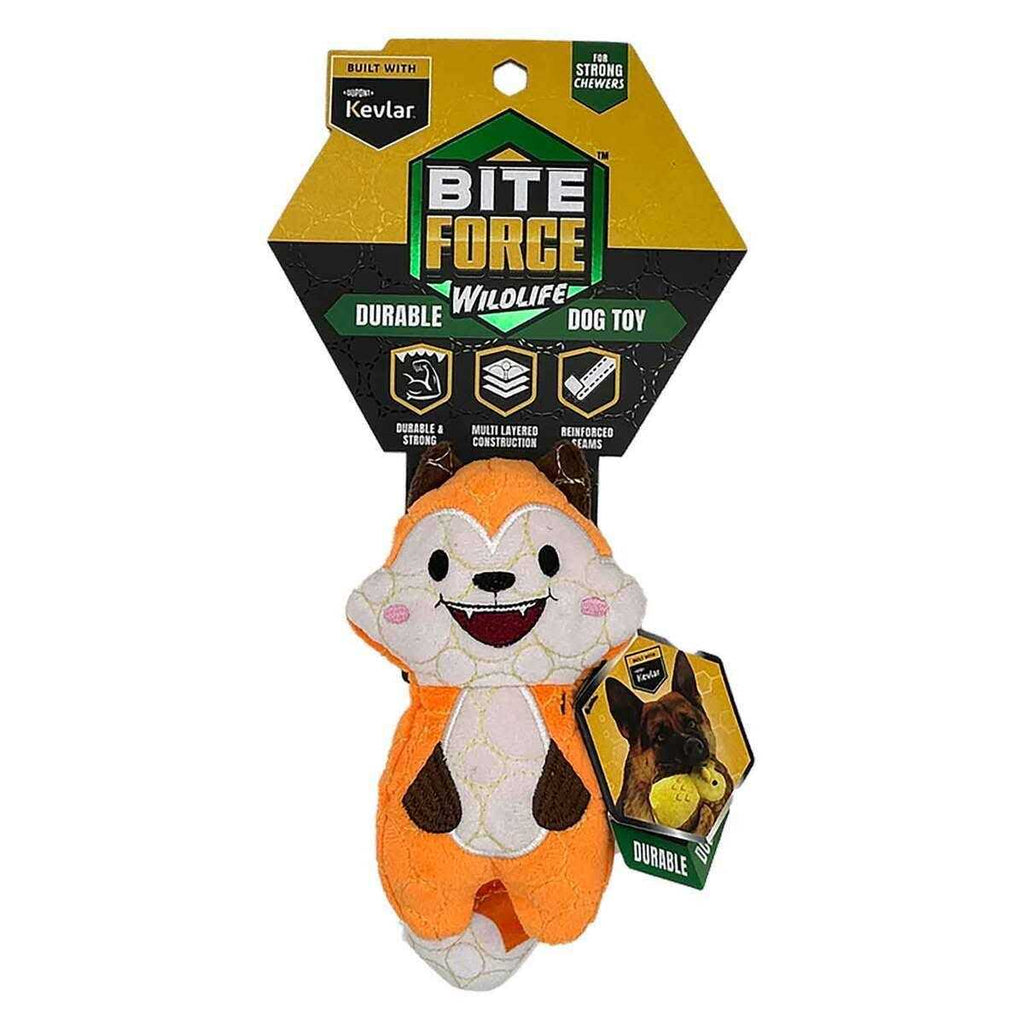 Durable Plush Fox Dog Toy S4125
