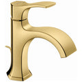 Brushed Gold Optic Single Hole Bathroom Faucet with Drain Assembly Z3497
