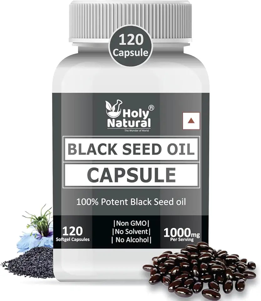 Black Seed Oil 120 Softgel Capsules H7548