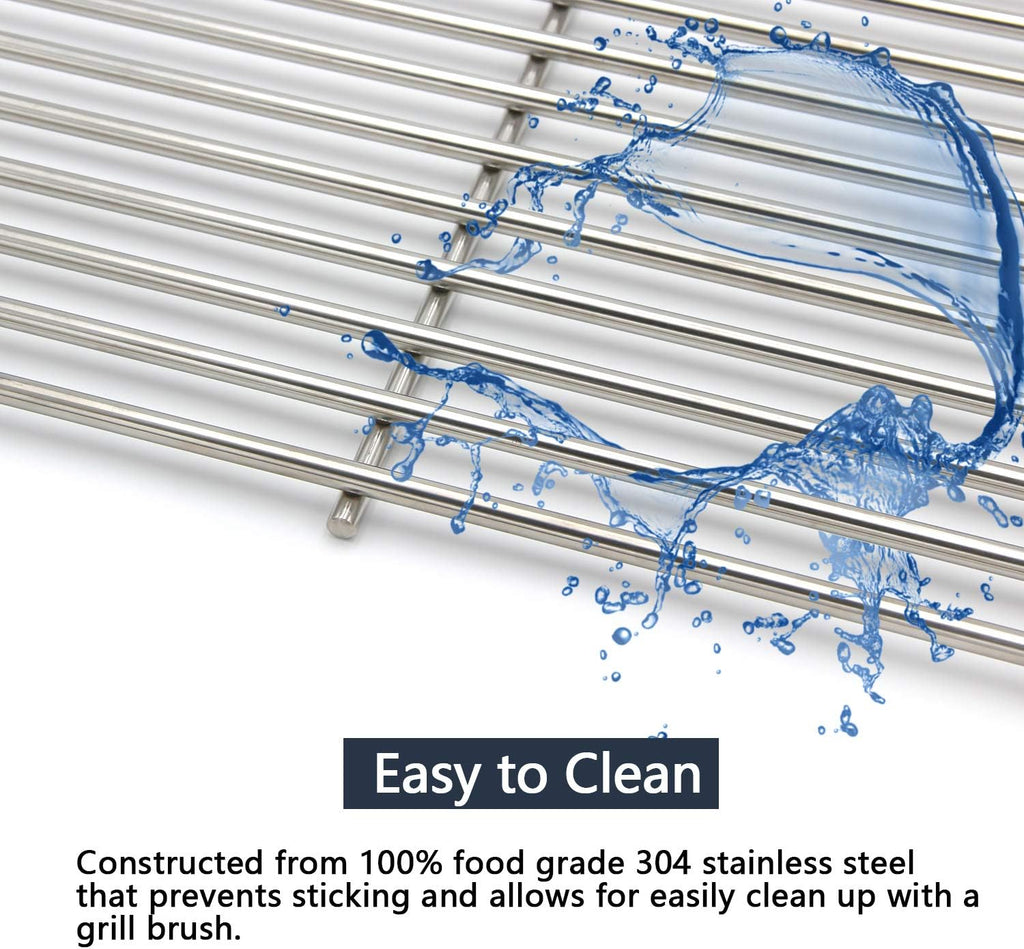 18.75 inch SUS304 Stainless Steel Gas Grill Grates, Pack of 2 B339713