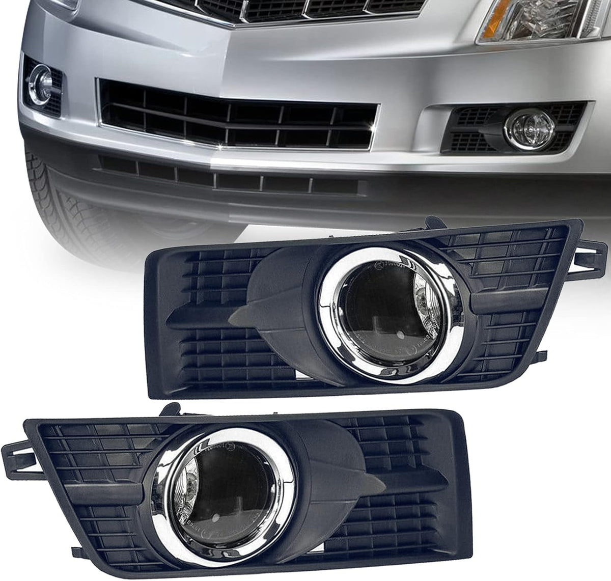 Complete Fog Lights Bumper Lamps with Switch Harness B243367