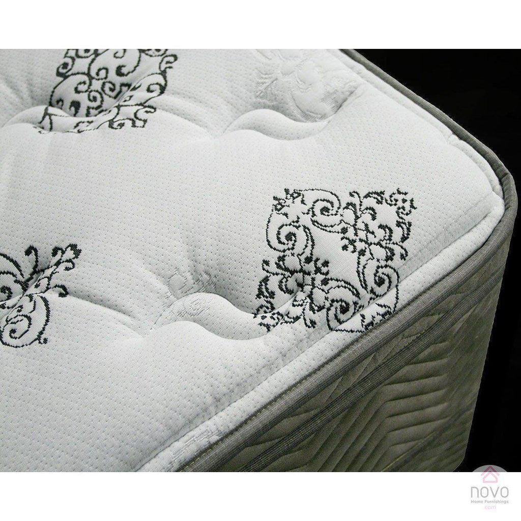 Queen White Euro Top Mattress Z462