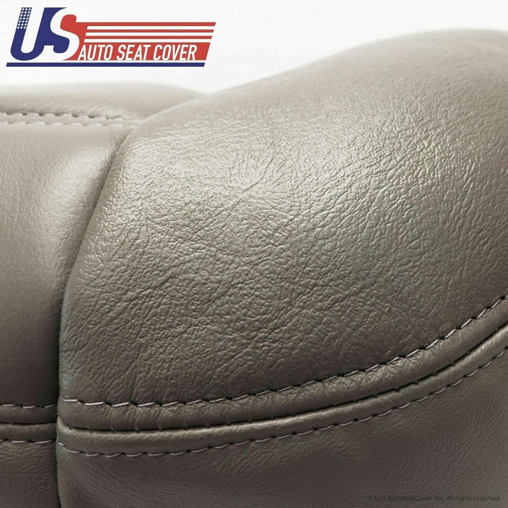 Gray Synthetic Leather Seat Cover Pack of 2 Q45139