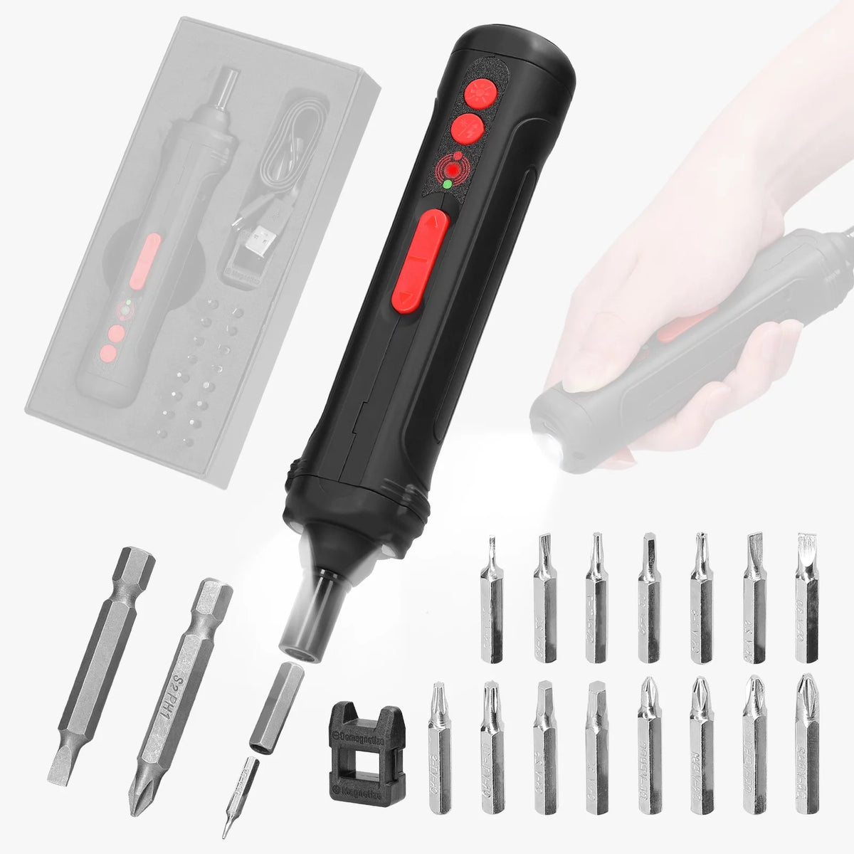3.0N.m Screwdriver Metal Bits Set Electric Screwdriver L180083