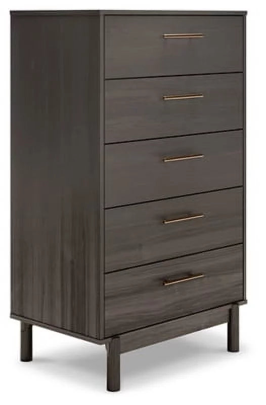 Dark Gray Chest of Drawers M275