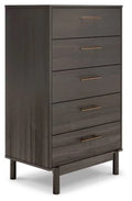 Dark Gray Chest of Drawers M275