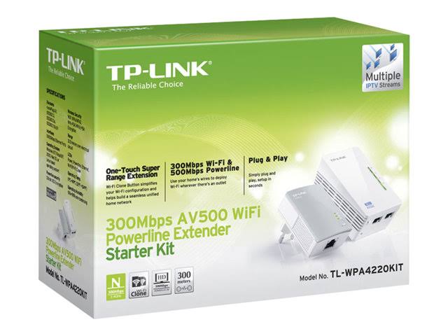 300Mbps WiFi Powerline Extender Starter Kit D341