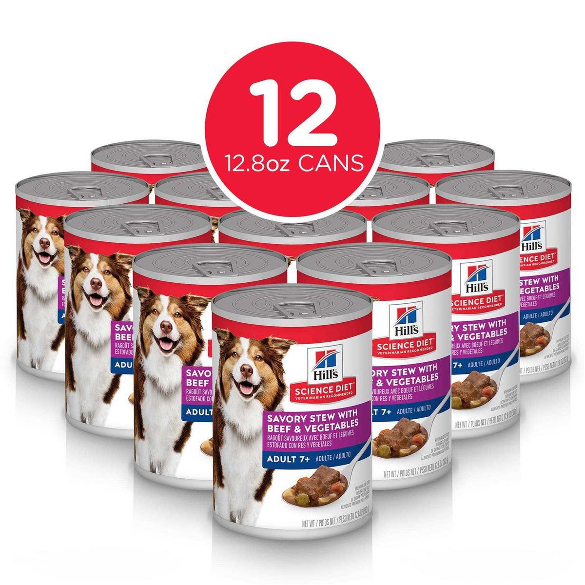 Beef Dog Food 12.8-oz Case of 12 A7777