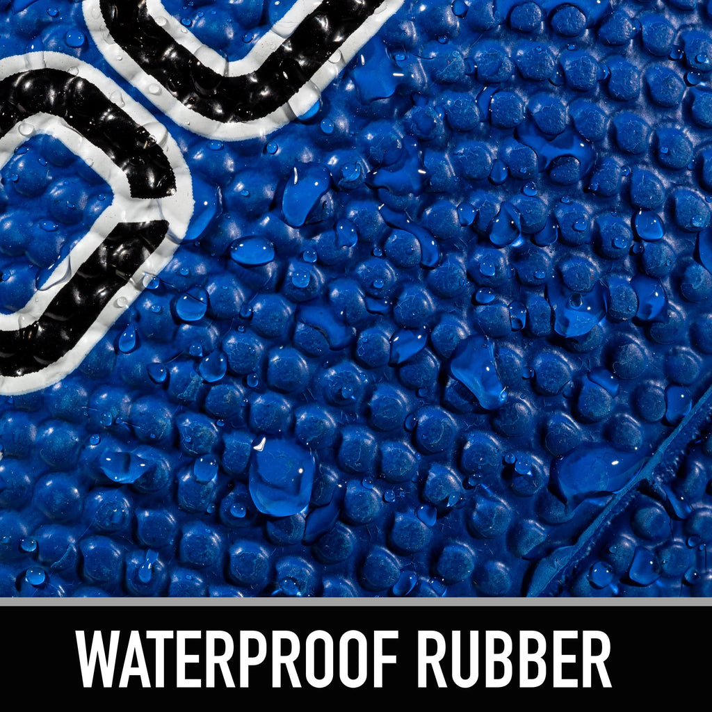 Junior Size Rubber Football 6 Pack with Pump M964139